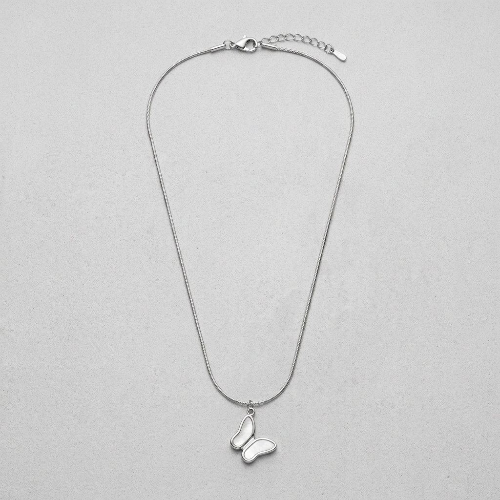 Collar Mariposa Nácar
