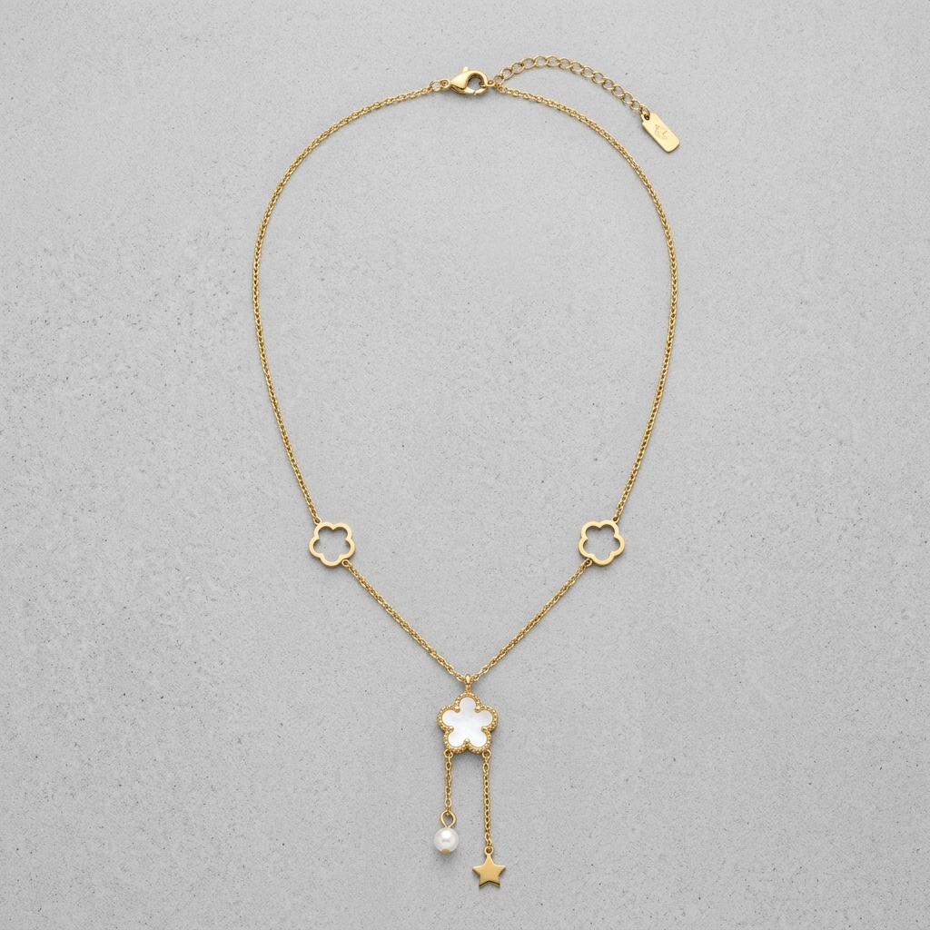 Collar Flor y Estrella