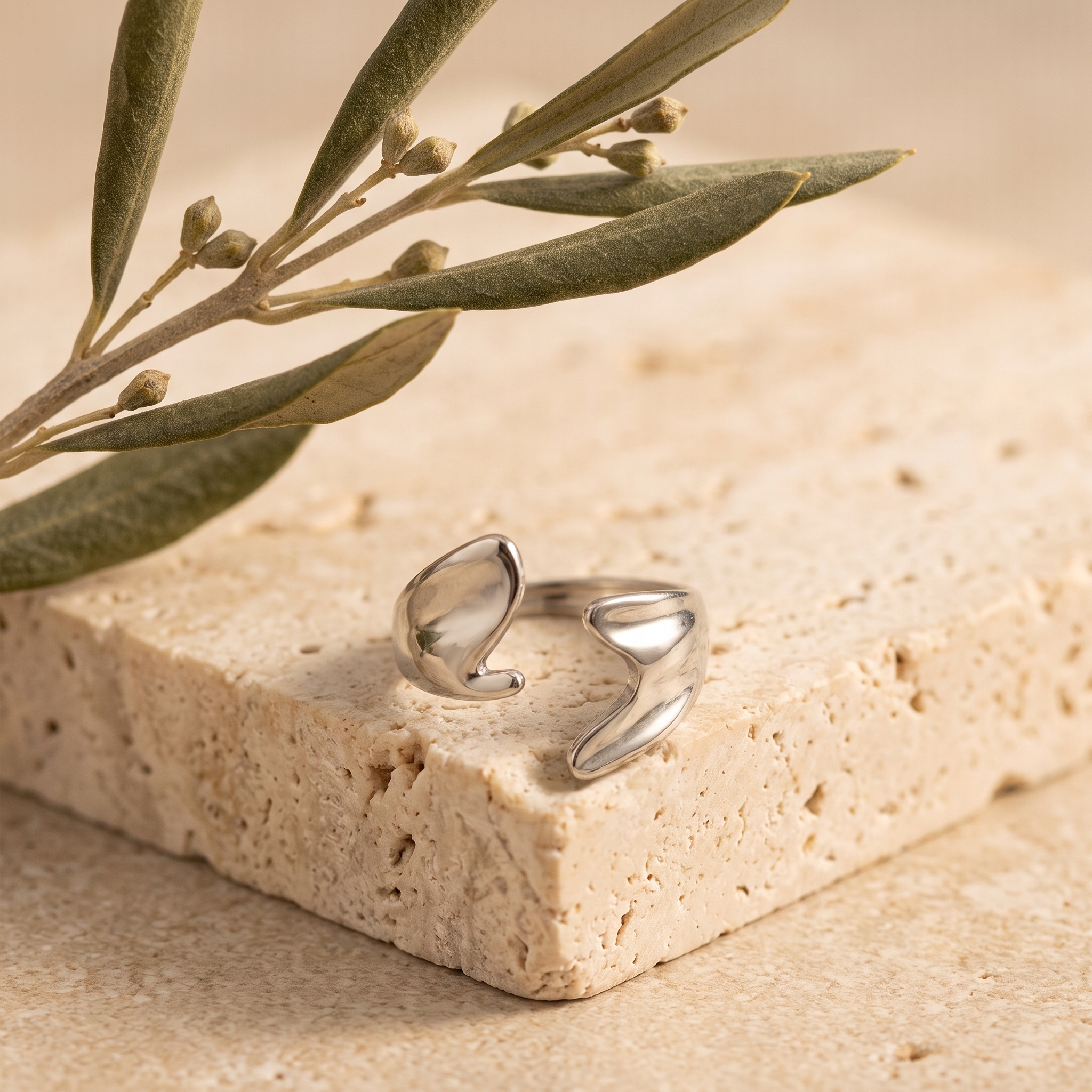 Anillo Llama — anillos de acero inoxidable