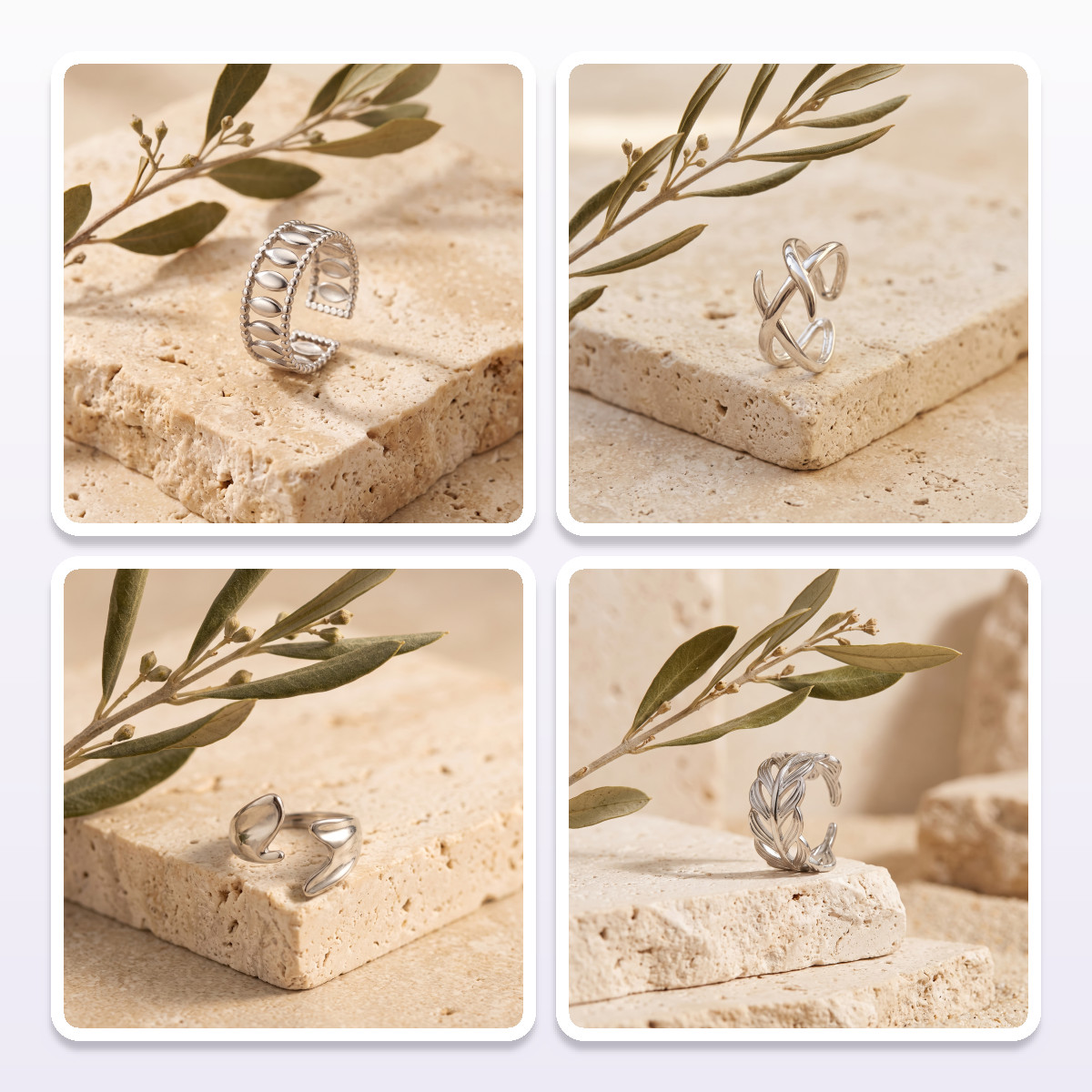 Pack Anillos de Acero