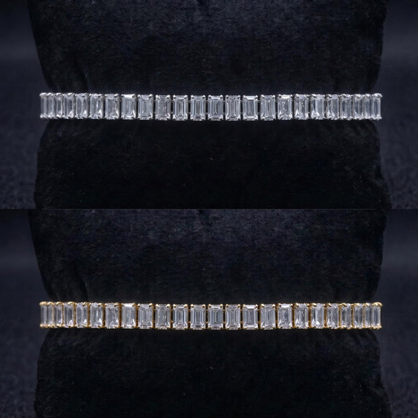 Pulsera Cristal Mini (Tenis) - Acero