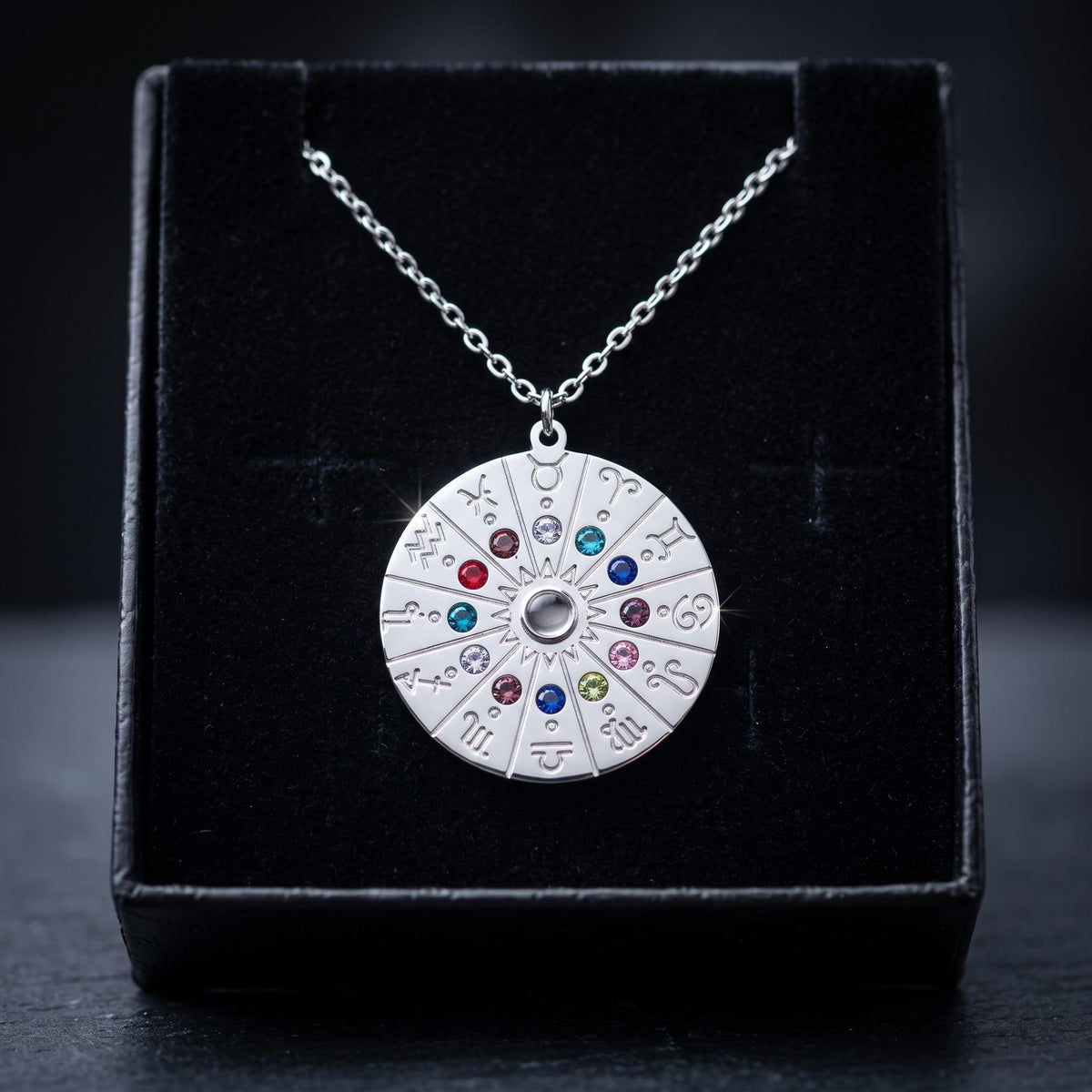 Collar Rueda Zodiacal - Acero