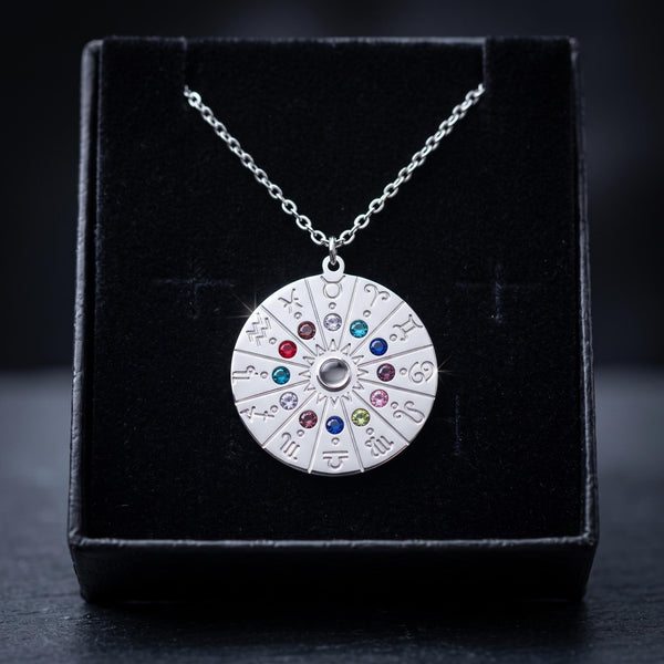 Collar Rueda Zodiacal - Acero