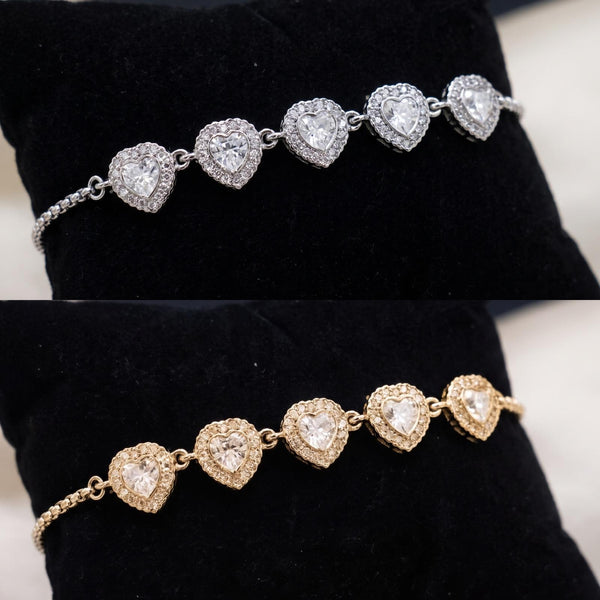Pulsera Corazón Lux Mini - Acero