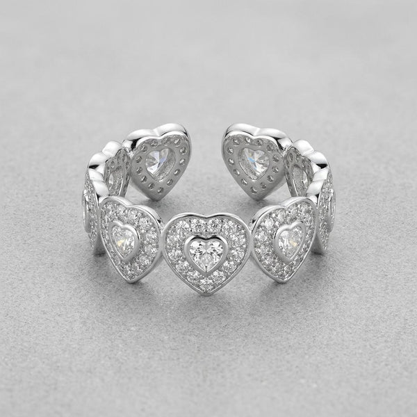 Anillo Corona de Corazones
