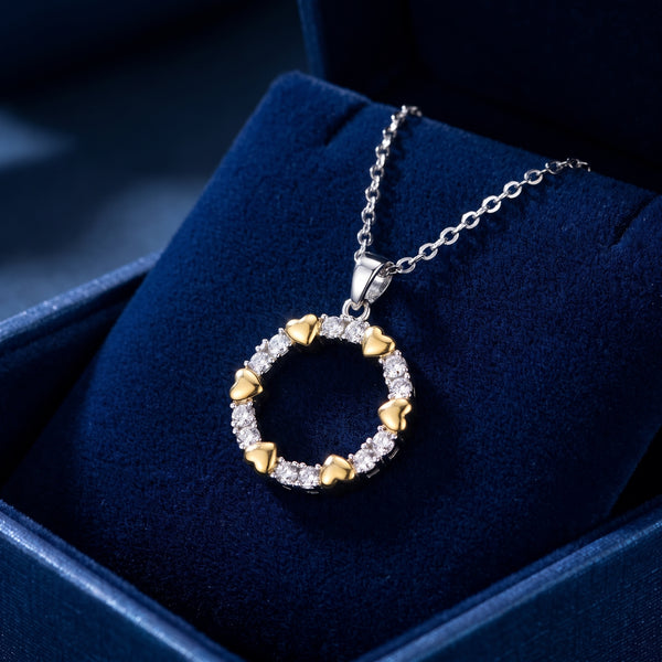 Collar Corazones Eternos