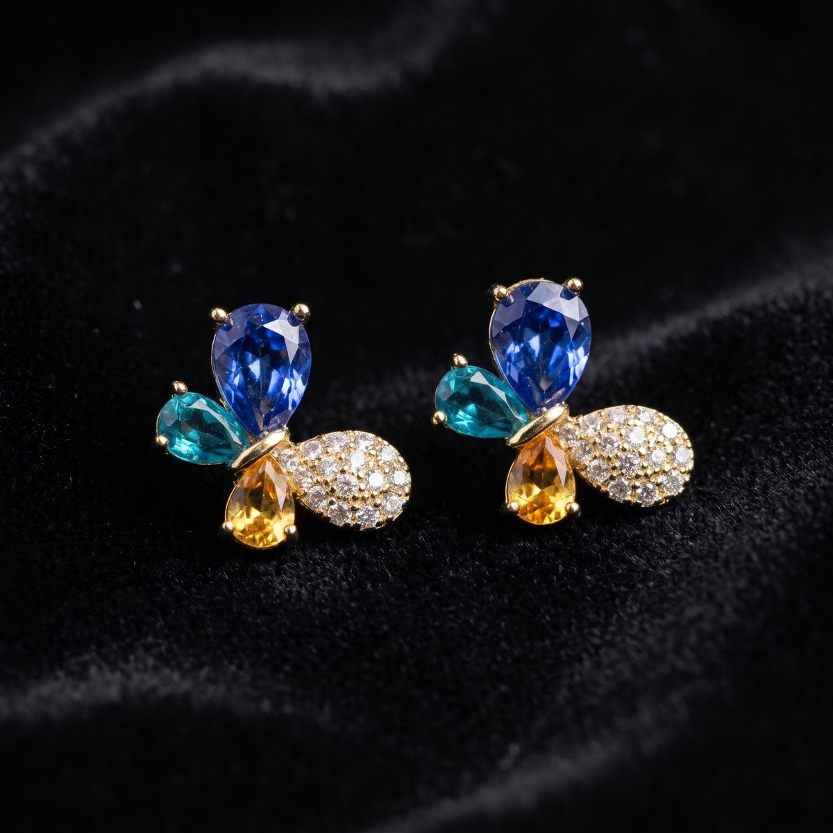 Pendientes Edén - Acero con baño de oro de 18k (NOVEDAD)