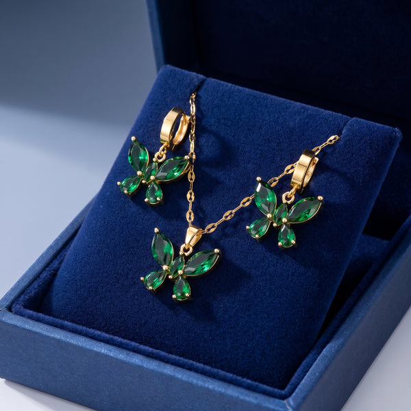 Conjunto Mariposa Esmeralda