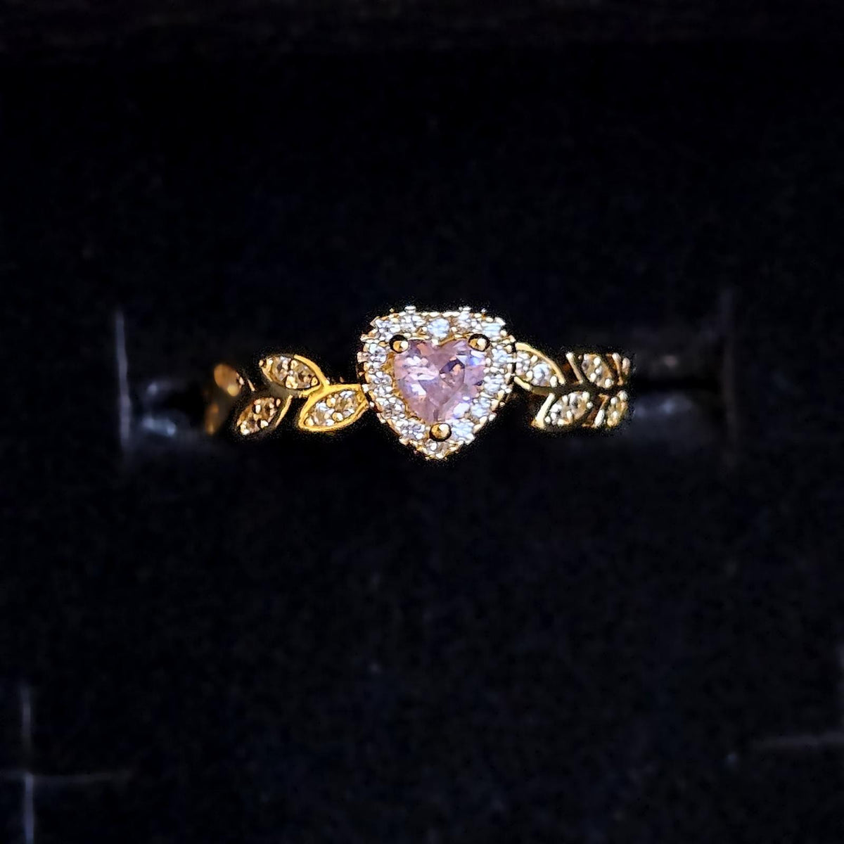 Anillo Dulce Promesa (ajustable) - Acero con Baño de oro 18k