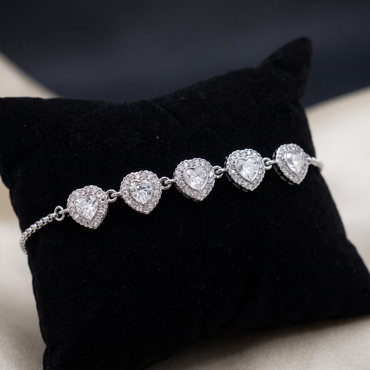 Pulsera Corazón Lux Mini - Acero