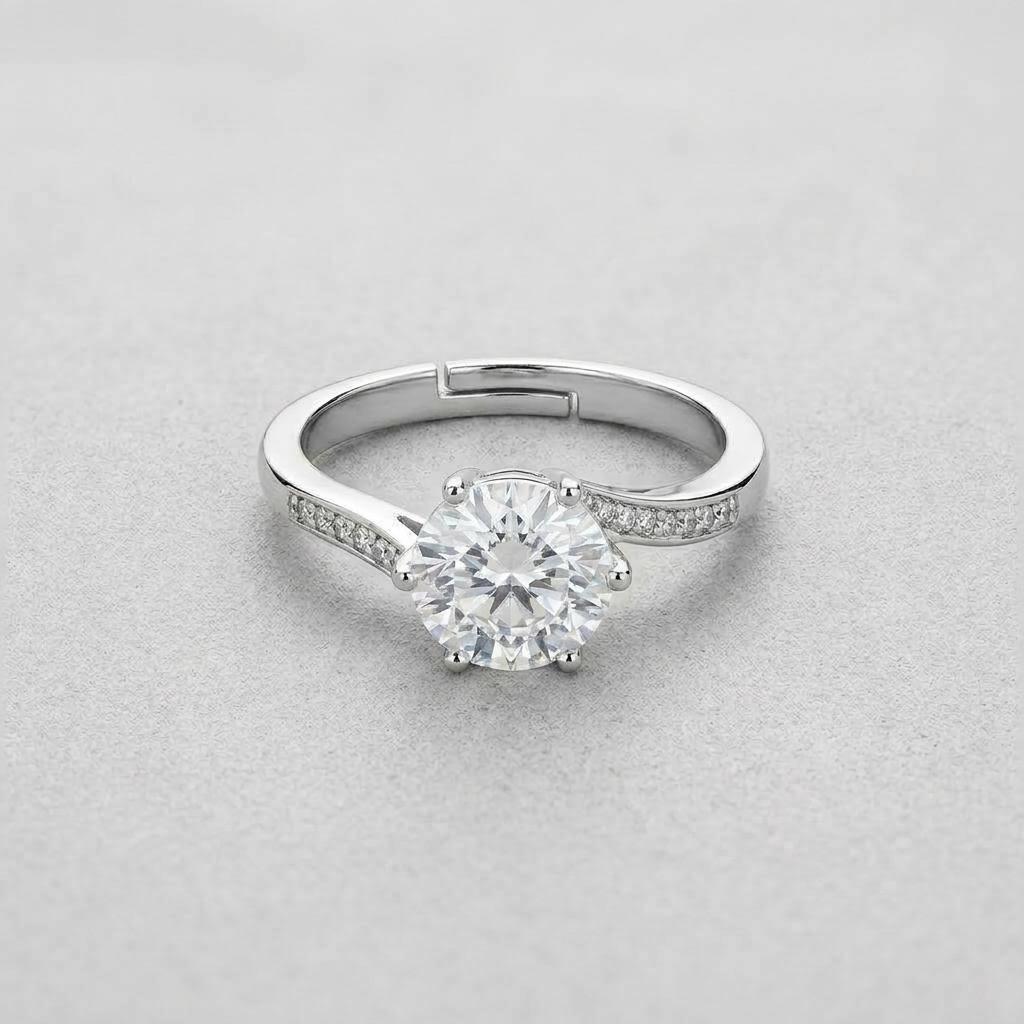 Anillo Gota de Luz - Acero