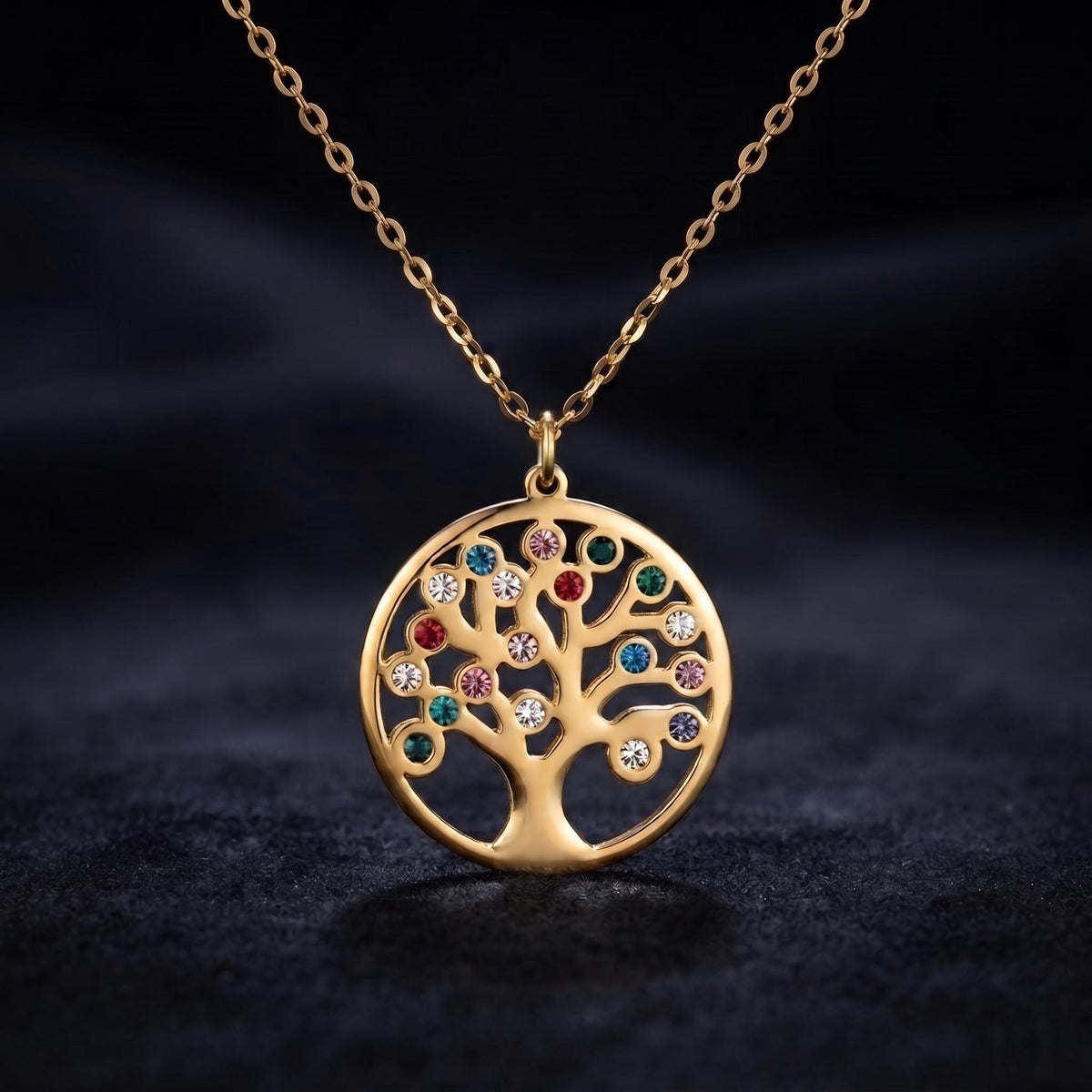 Collar Árbol Mágico - Acero