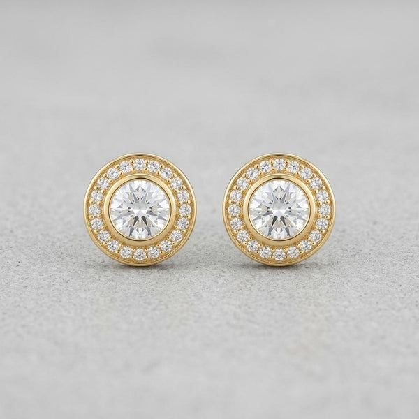 Pendientes Halo Plateados / Dorados
