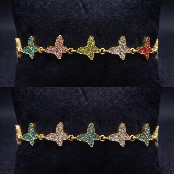 Pulsera Jardín de Mariposas - Acero