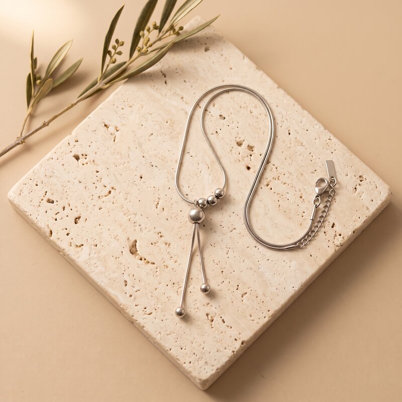 Collar Gota — collares de acero inoxidable